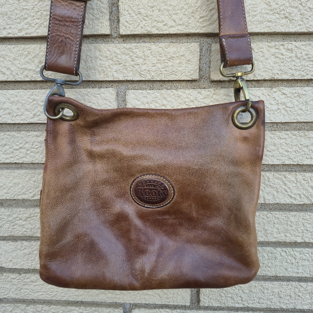 Vintage Roots Brown Aged Leather Men's Bag
